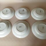 12 K&G Lunéville soup plates, Madrigal model