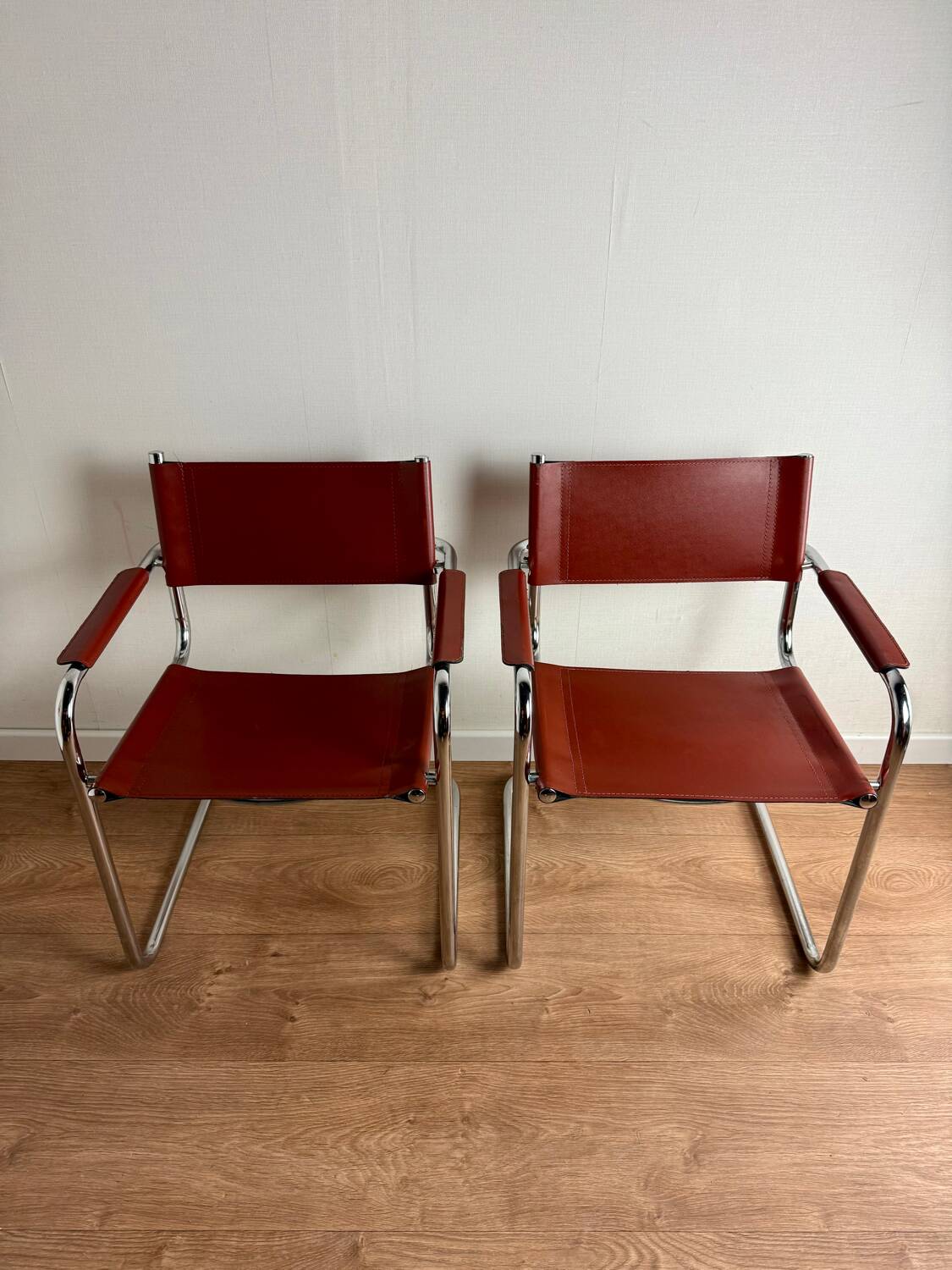 S34 armchairs in Mart Stam style