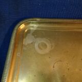 Vintage Louis style brass serving tray