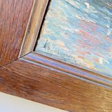 Early 20th century painting "The Fisherman in the Gulf of Venice"