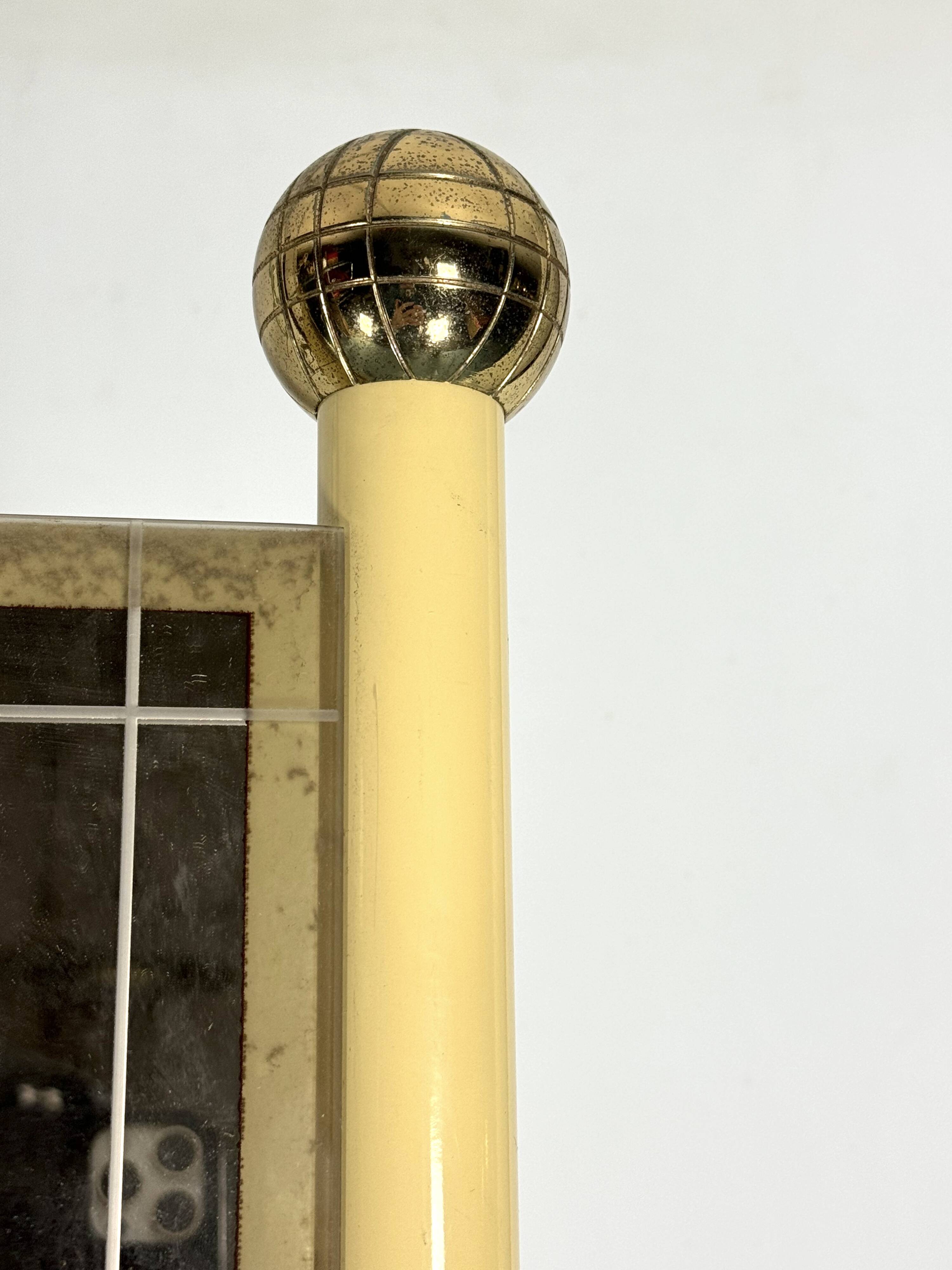 Italian Vintage Mirror in Tommaso Barbi style. Italy 1970s