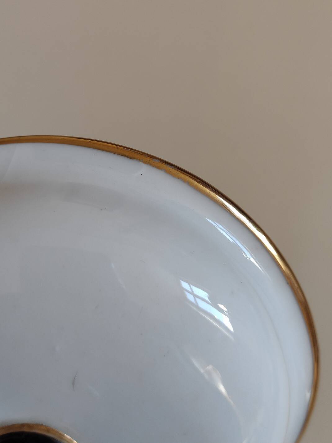 Large porcelain candy dish