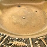 CENDRIER Signes du Zodiaque BRONZE Vintage