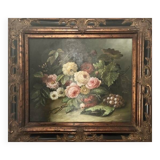 Reynols, French School Still Life with Flowers Early 20th Century