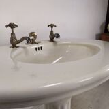 Porcelain sink washbasin on foot