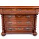 Antique walnut chest of drawers, Northern Europe, circa 1900.