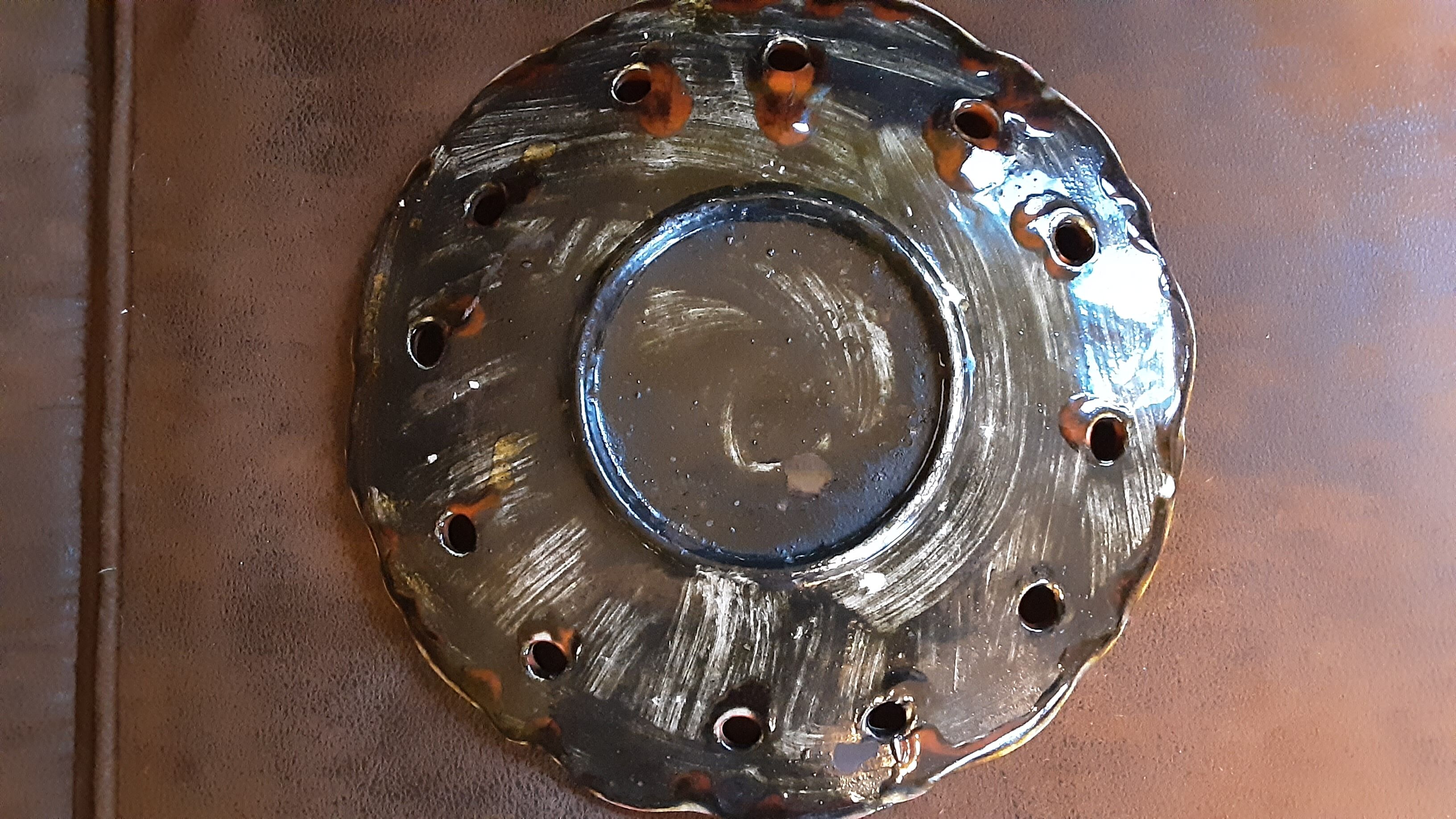 Decorative plate Grès de Morvan