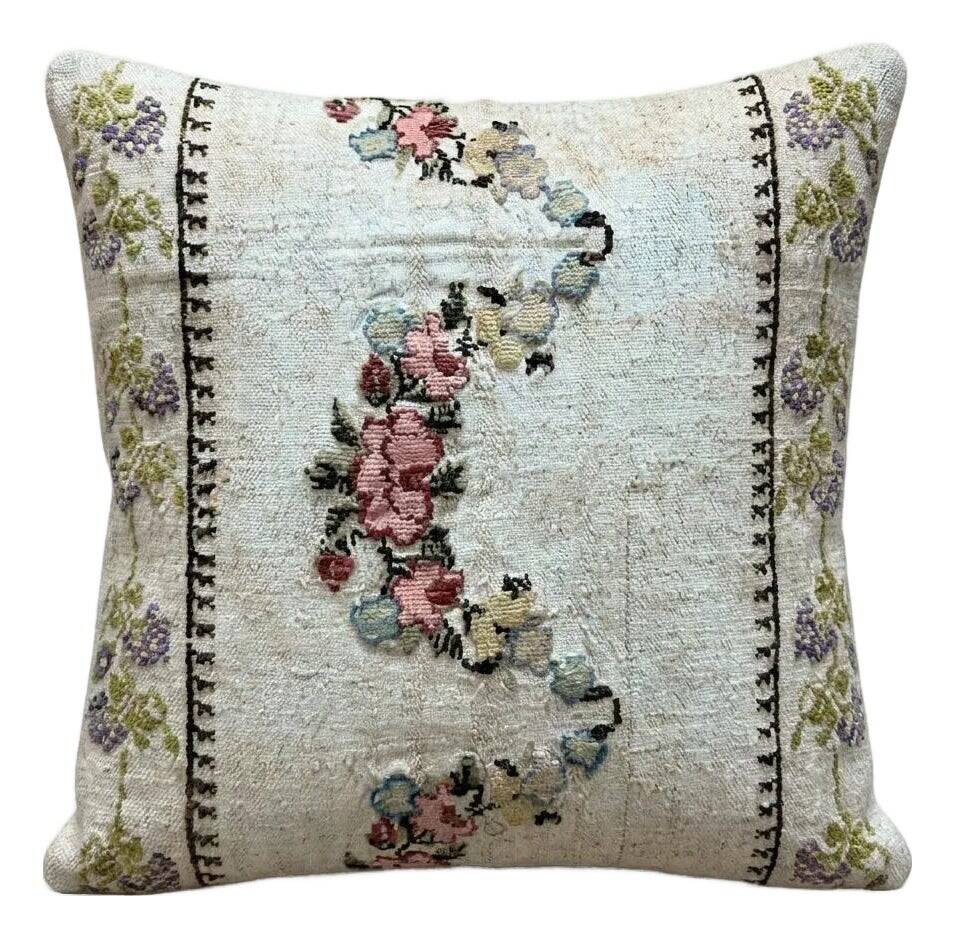 Vintage kilim cushion cover 51x51 cm