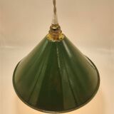 Suspension conique en tôle émaillée