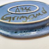 Grimaud ceramic dish, fish shape