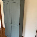 Parisian cabinet galvanizing blue