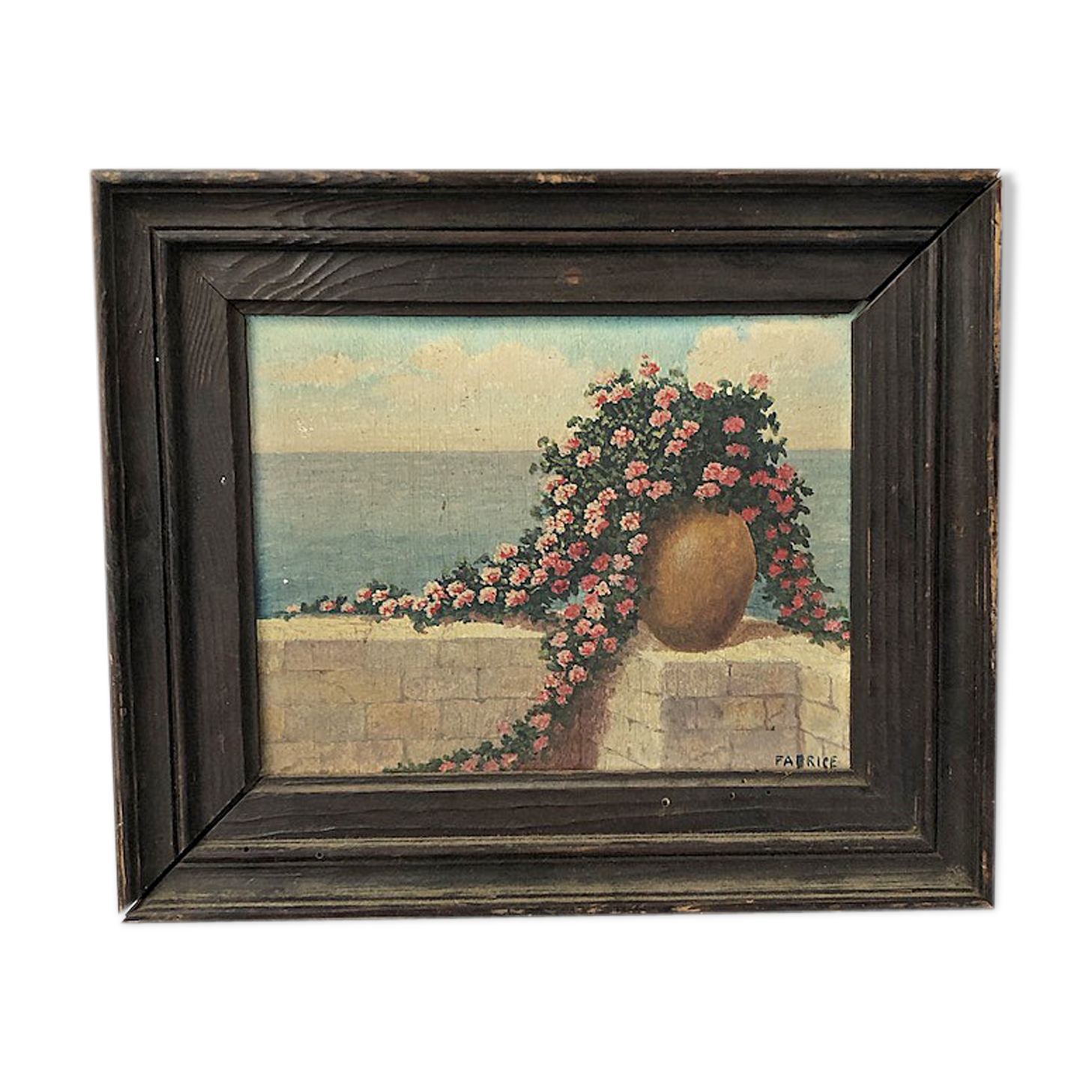 Peinture à l’huile fleurs