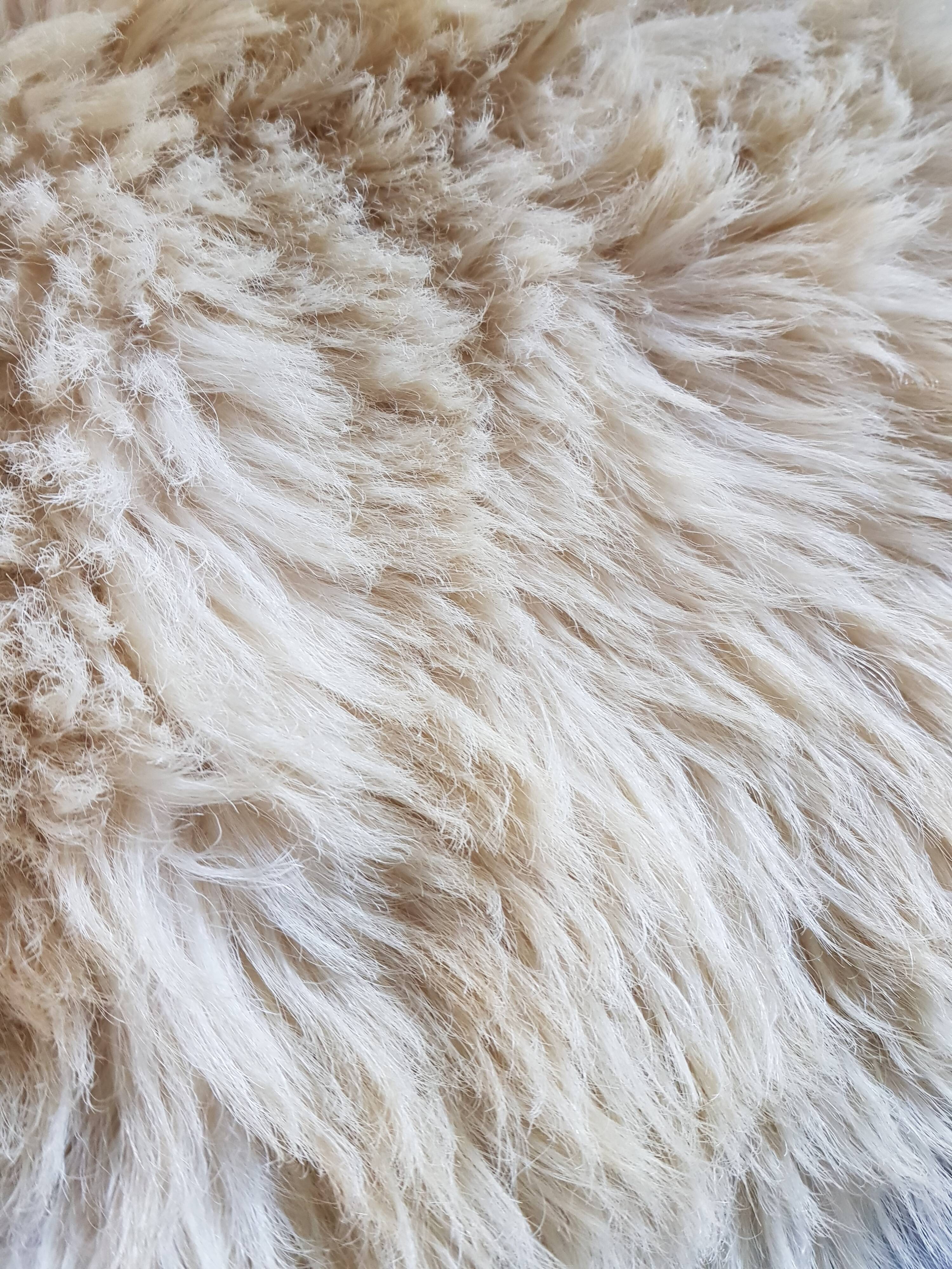 Natural sheepskin