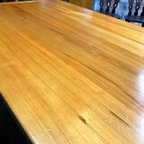 Vintage elm table Maison Regain 80s