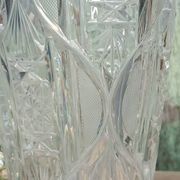 Cut glass vase in Art Deco style