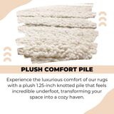 Large Moroccan wool rug 3 x 2 m