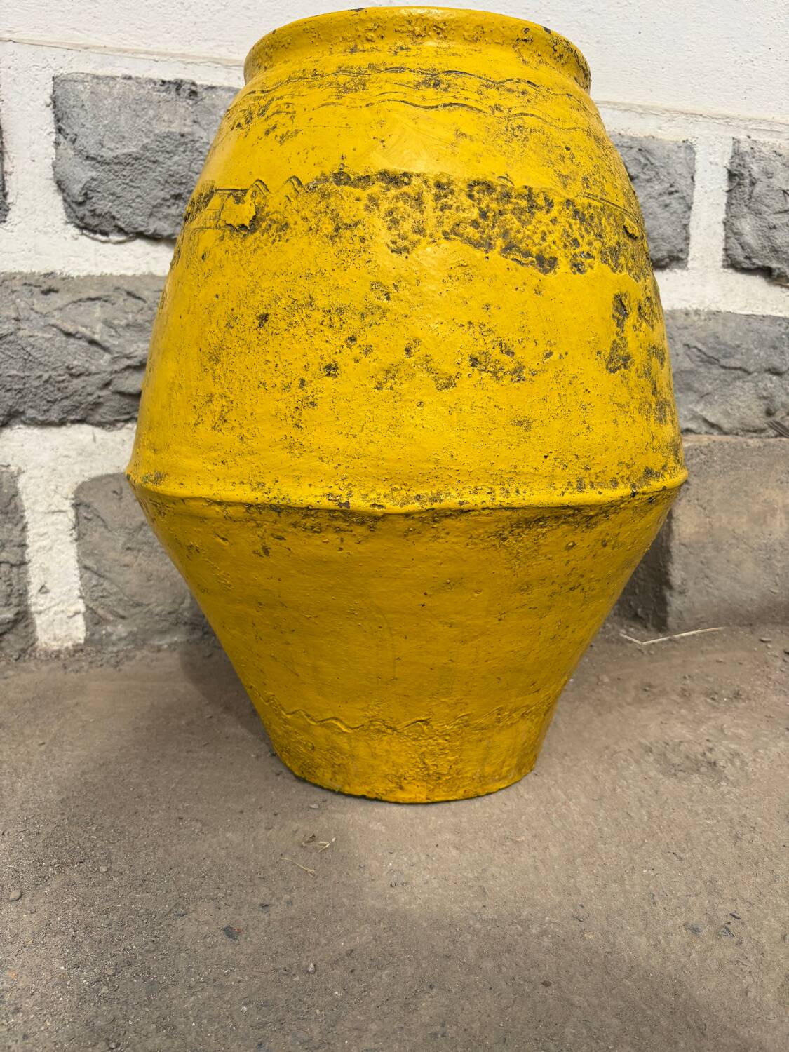 Spanish terracotta pottery jar