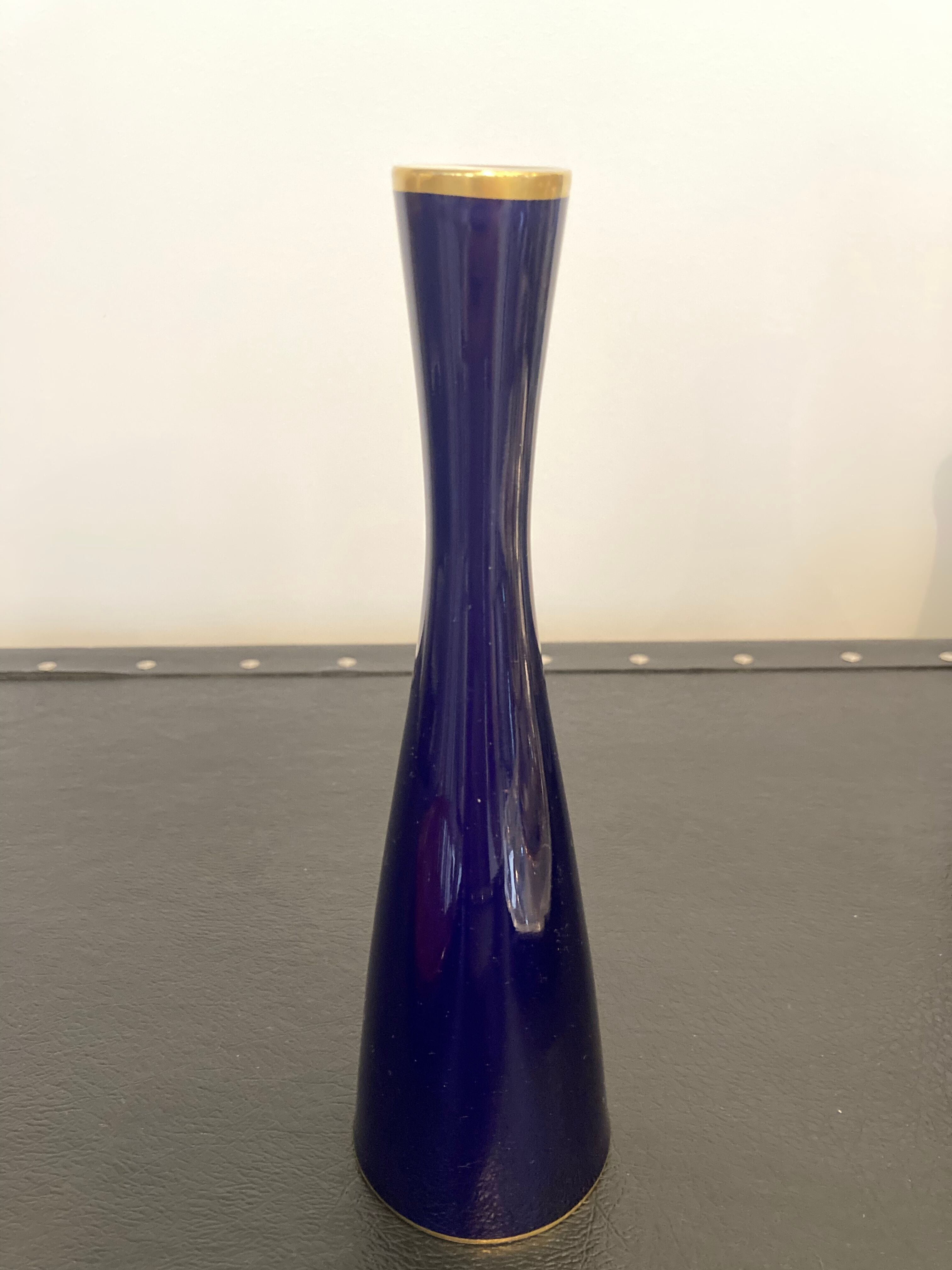 Soliflore cobalt blue porcelain