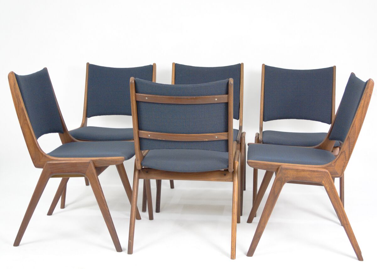 6 chaises en teck