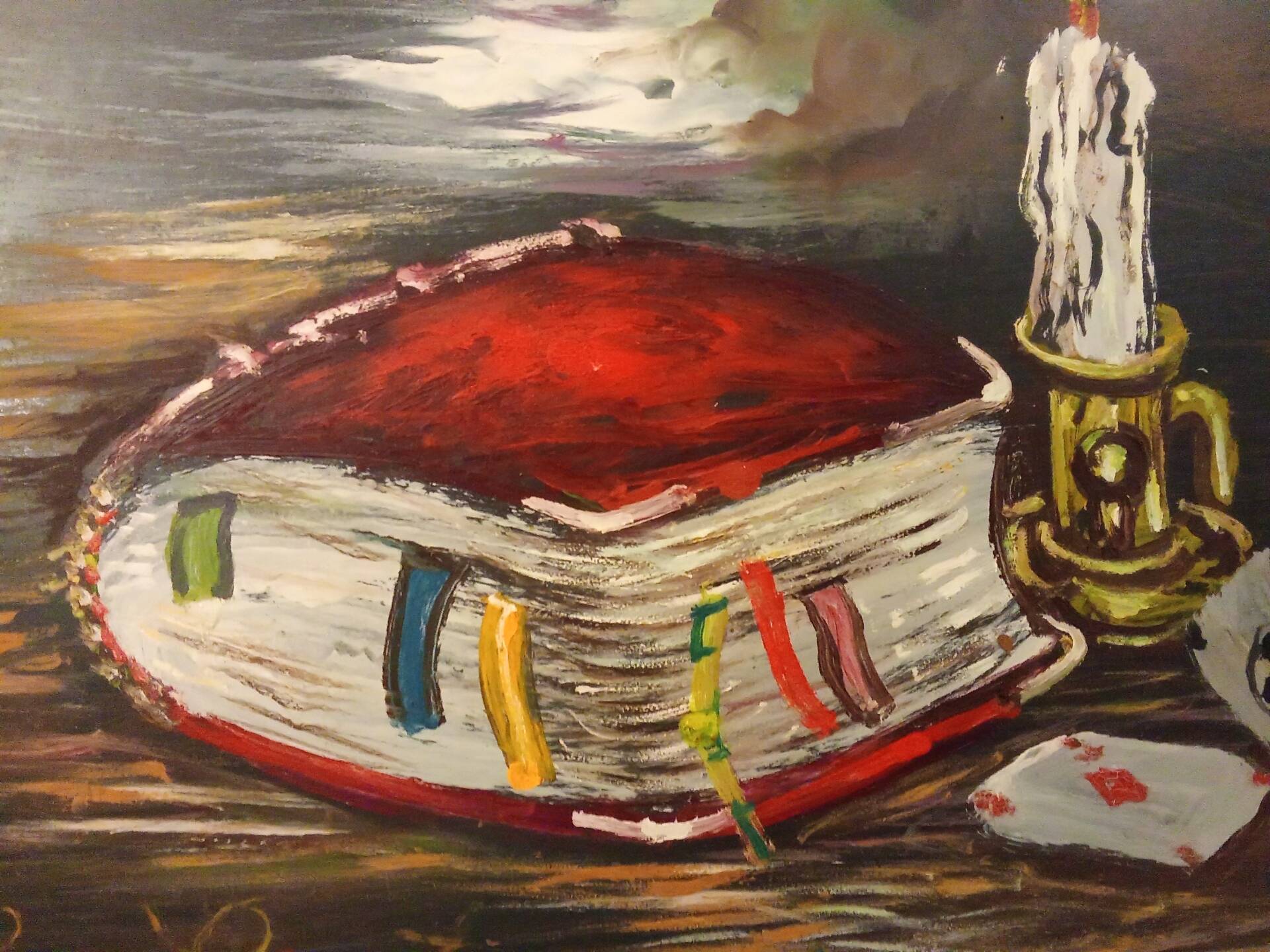 Oil on wood