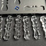 Box of 6 crystal knife holders – Sèvres Choiseul model