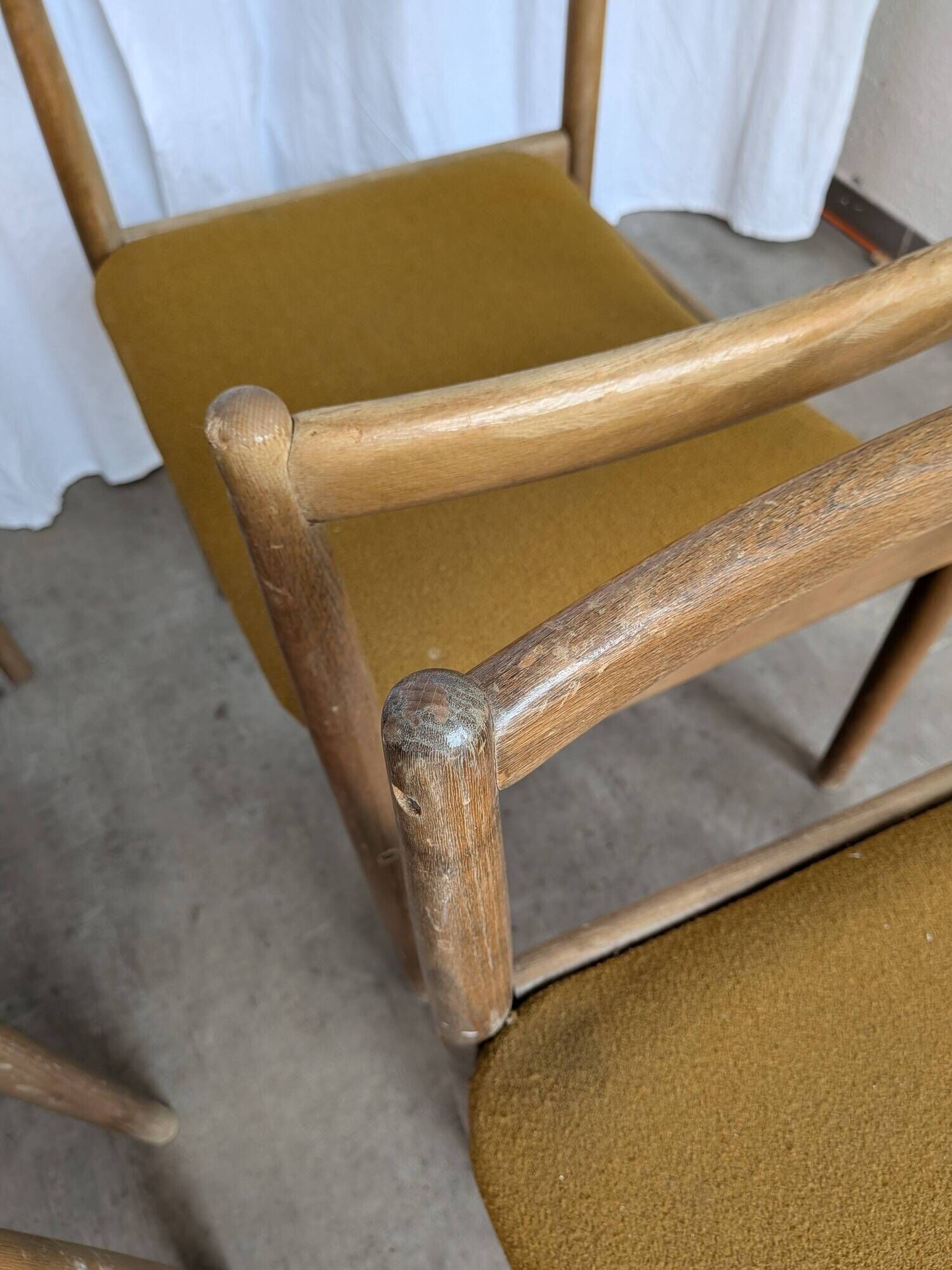Set of 8 STOL Kamnik Armchairs / Yugoslav Mid Century Vintage Dining Chair
