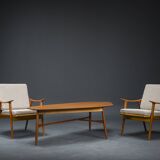 Model 563 Chairs by Fredrik Kayser for Vatne Lenestolfabrikk, Norway, 1960s, Set of 2