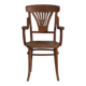 Ancienne chaise de bureau en bois courbé (c.1920)