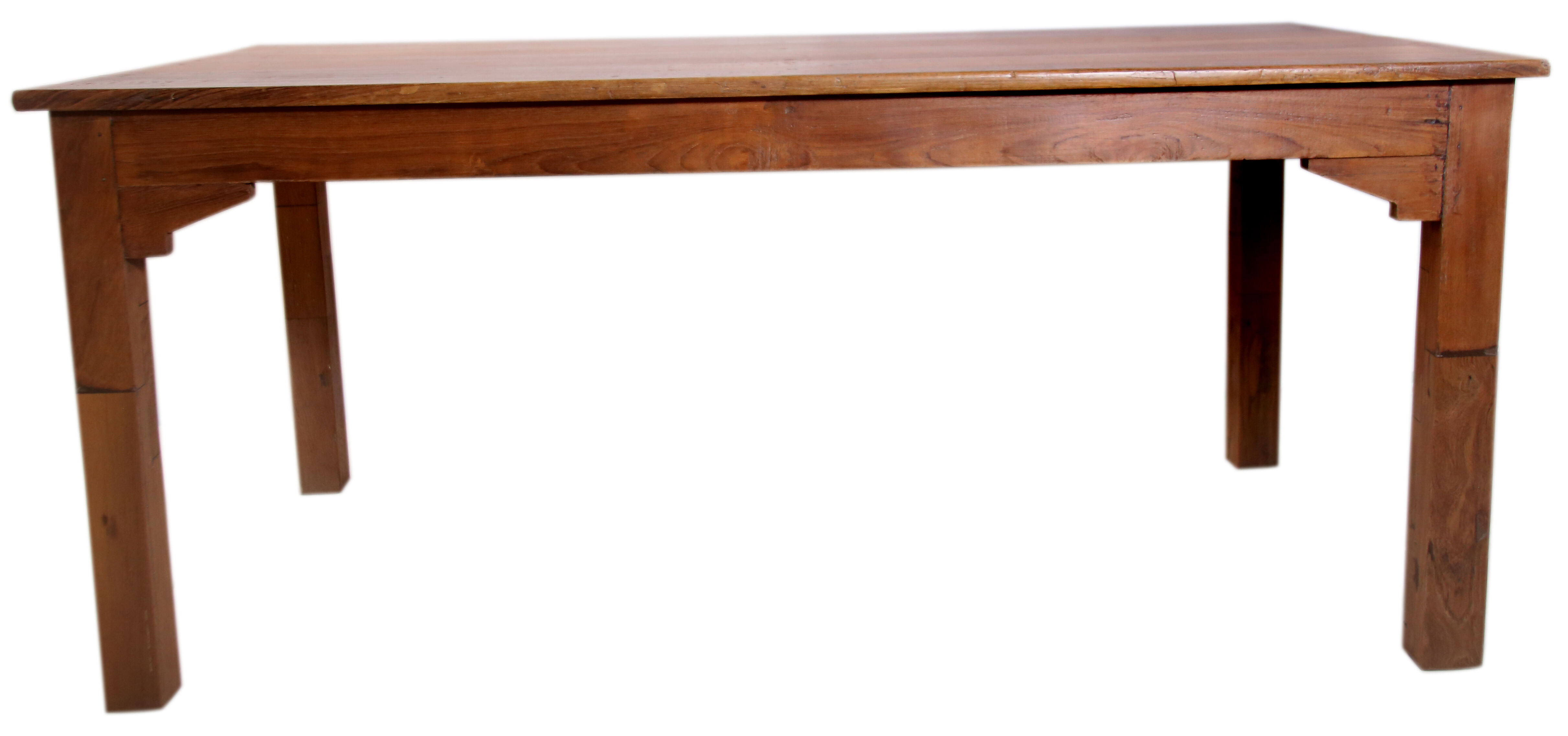 old Burmese teak farm table