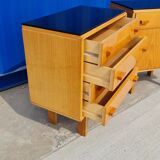 Pair of bedside tables by Frantisek Mezulanik ,manufactured by Novy Domov NP