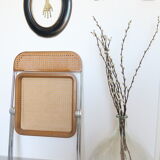 Chair plia Castelli caning Giancarlo Pirreti