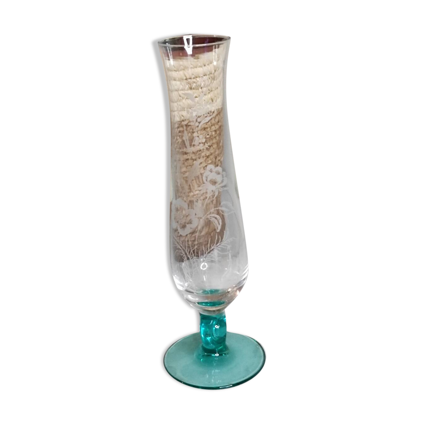 Glass bud vase