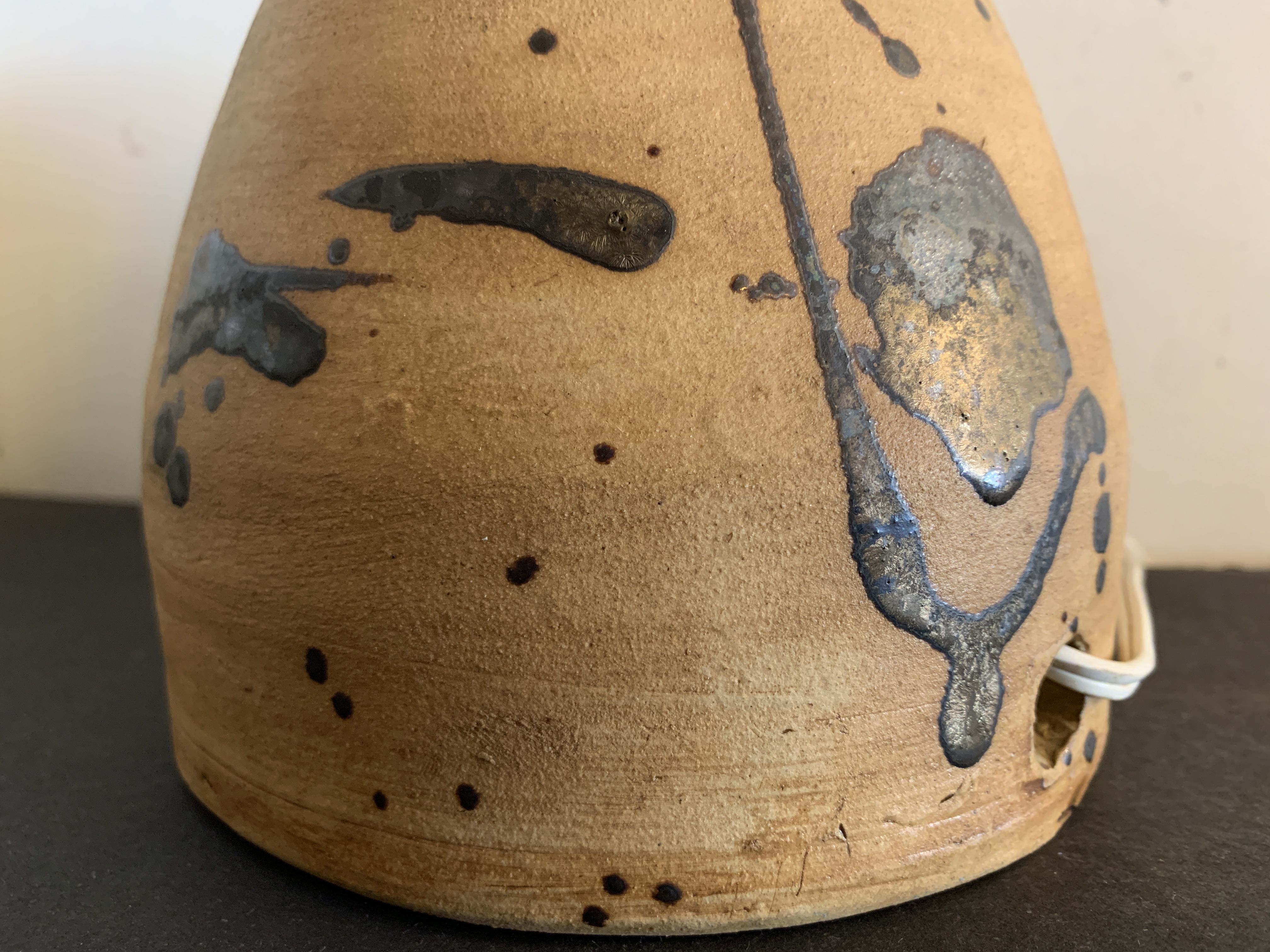 Ceramic lamp foot Pottery of the Dove