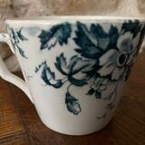 Cup and saucer in Iron Earth St Amand and Hamage Marie Louise