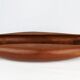 Coupe scandinave en teck sculpté vintage 1960