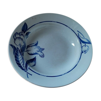 Porcelain hollow dish sarreguemines claire