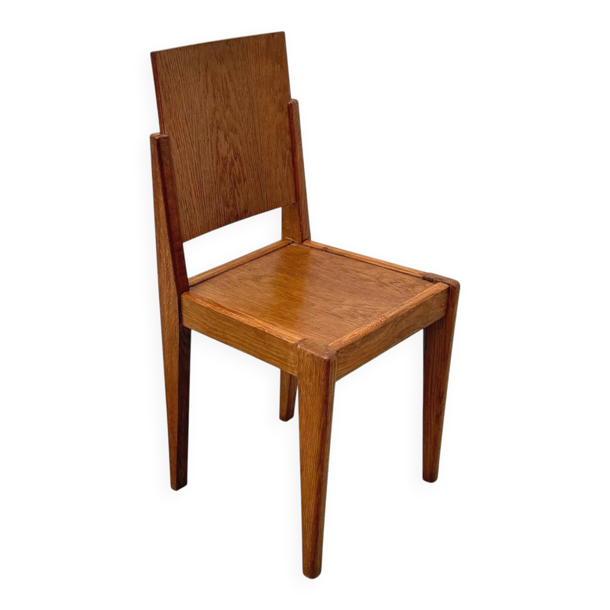 Wooden chair, France 1950