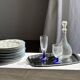 Vintage rectangular silver-plated tray with handles L37 W27 H1.5
