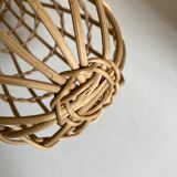 Rattan mannequin head 1960