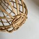 Rattan mannequin head 1960