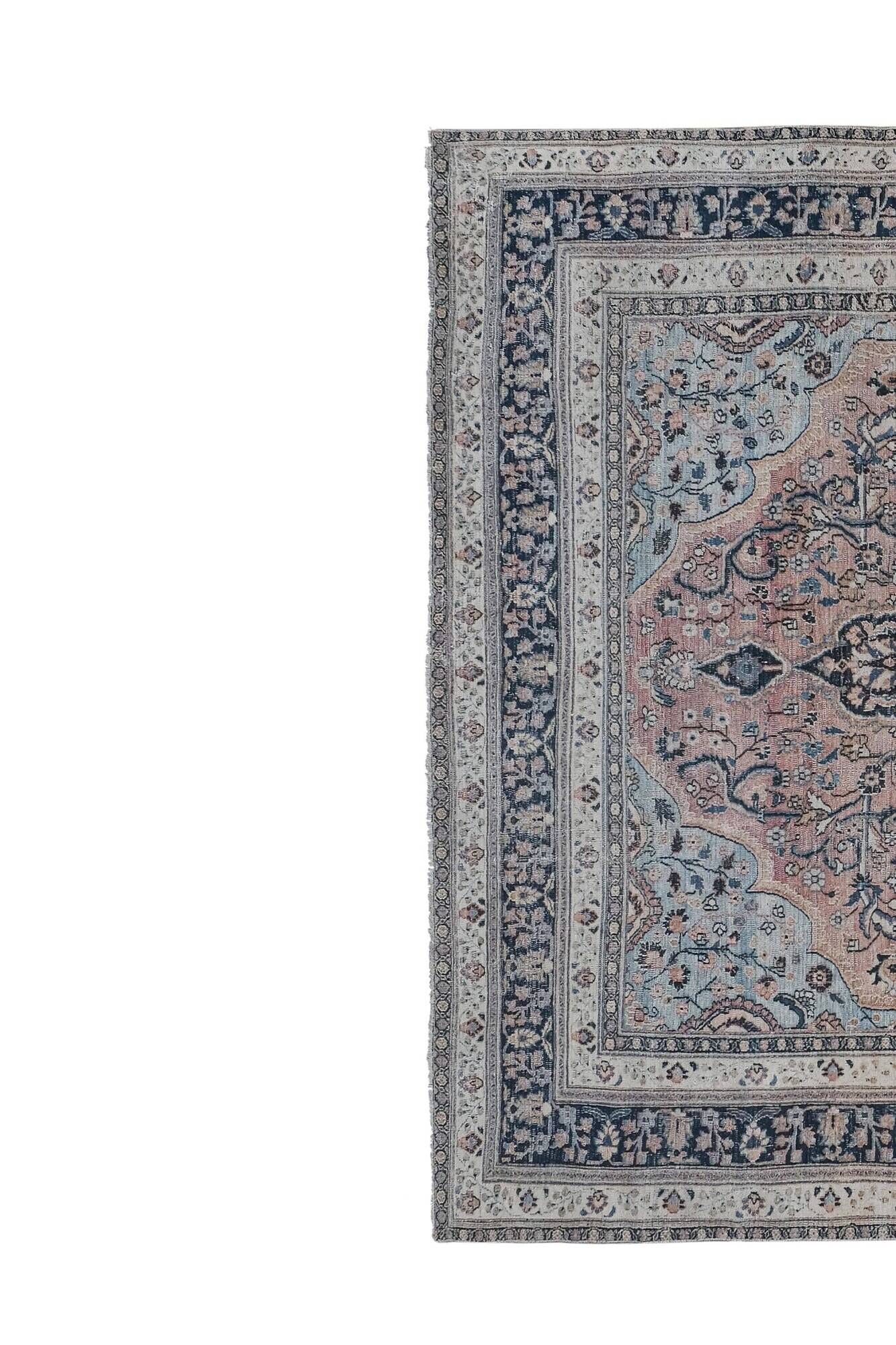 Vintage handmade Turkish rug 290x375 cm