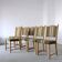 6 oak dining chairs by Henning Kjaernulf | Denmark | 1950s