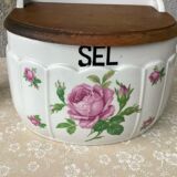 Vintage wall salt box