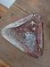 Curved crystal empty pocket with bird decoration