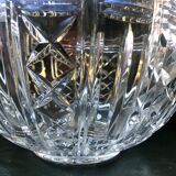 Bohemian crystal salad bowl