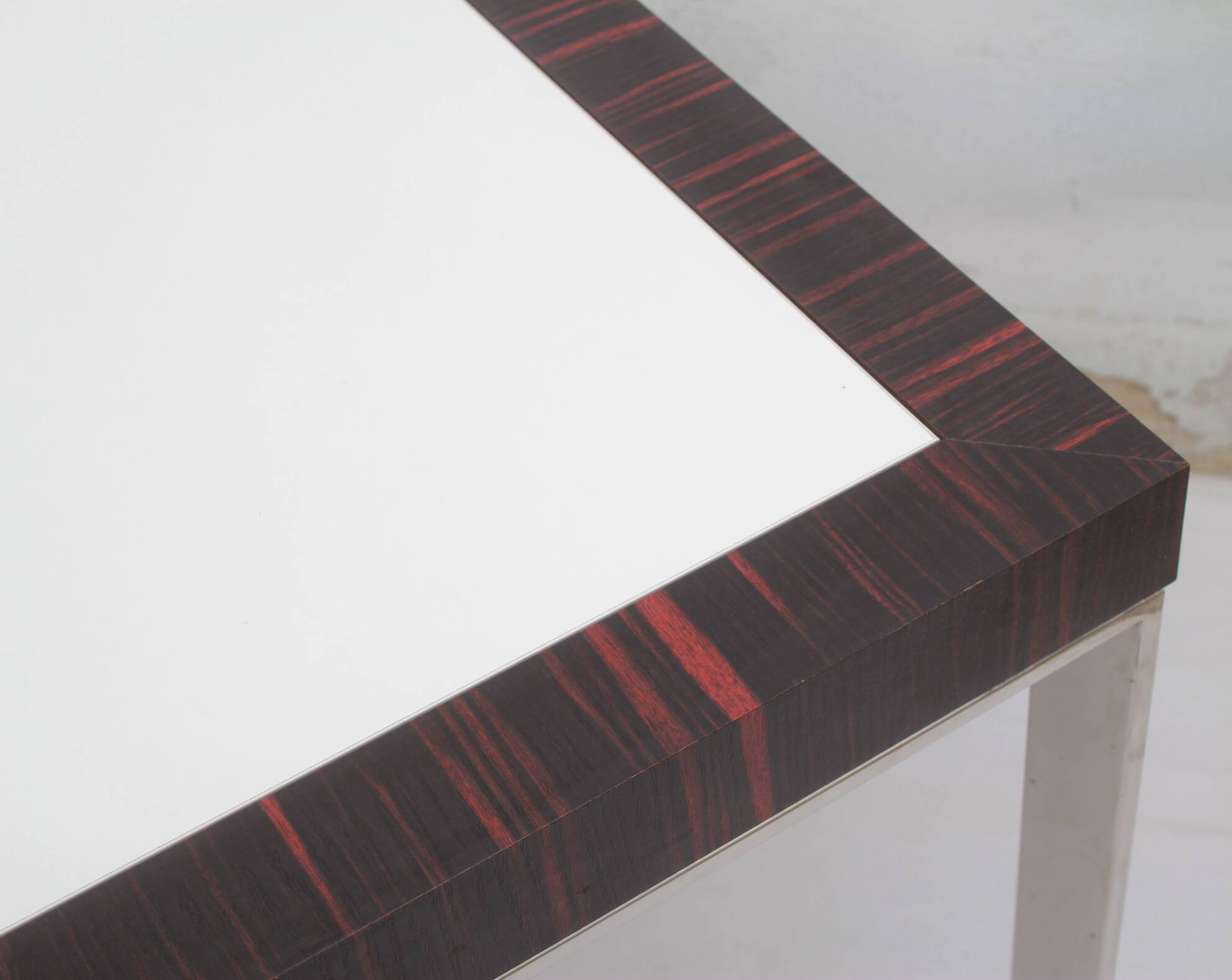 Design Cube Table in Chrom Rosewood 81cm