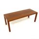 Scandinavian minimalist teak bench, Sweden, 1960
