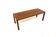 Scandinavian minimalist teak bench, Sweden, 1960