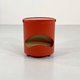 Table d'appoint Robo rouge par Joe Colombo pour Elco, 1970