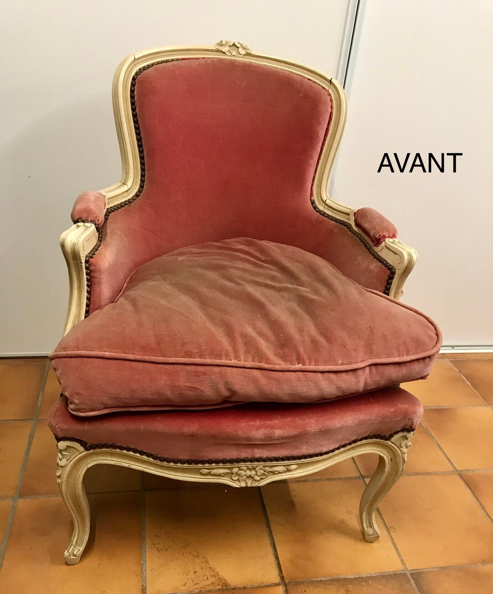 Old shepherdess armchair